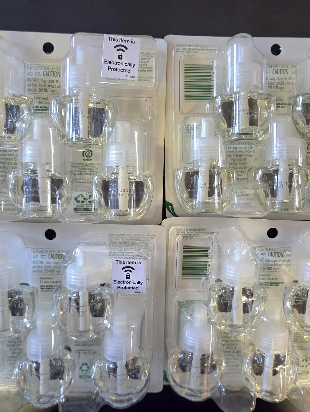 Air Wick Scented Oil 20 Refills Driftwood &  Sea Spray Turquoise Oasis 4 Packs